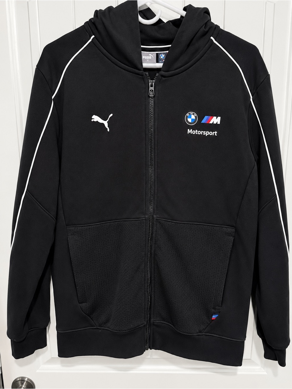 PUMA BMW M Motorsport Full Zip Hoodie Men’s M Black Racing